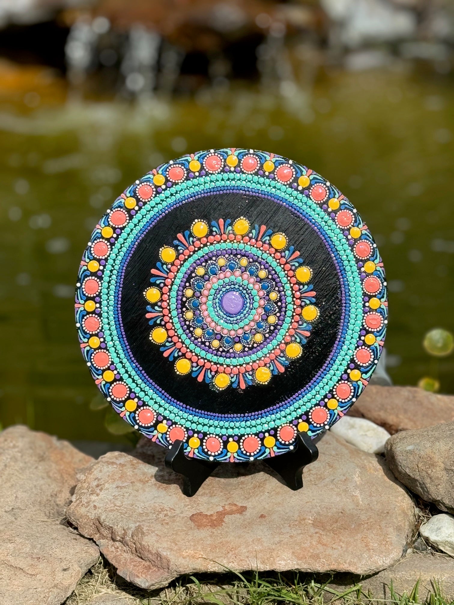 Hand Painted Mandala