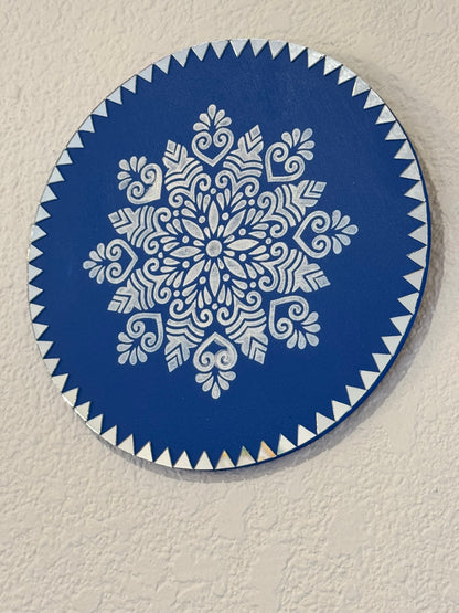 Hand Painted 8 inch Mandala Wall Art (Multiple Options)