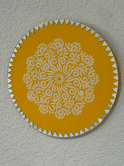 Hand Painted 8 inch Mandala Wall Art (Multiple Options)